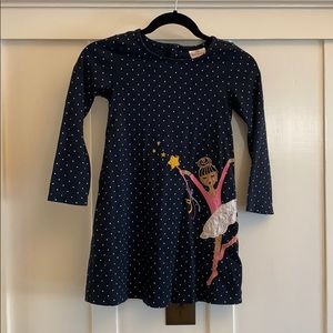 Hanna Andersson polka-dot jersey cotton dress